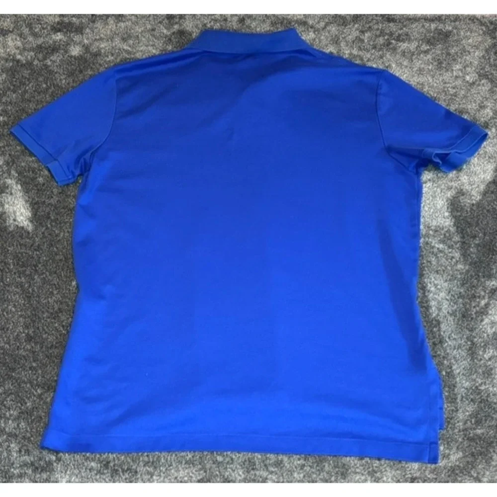 Polo Ralph Lauren Mens Pima Soft Touch Polo Shirt Royal Blue Large Short Sleeve